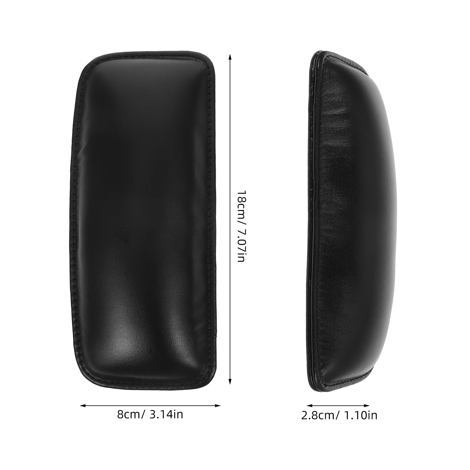 2 szt. Poduszka na kolana, nogi i łokcie do samochodu, uniwersalna, z gąbki PU, komfortowy dodatek do wnętrza, wspornik na konsolę środkową, podłokietnik drzwi.