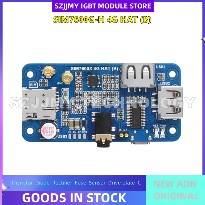 Raspberry Pi 4G IoT Module Expansion Board SIM7600G-H Global Multi band GNSS Module  NEW ORIGINAL IN STOCK