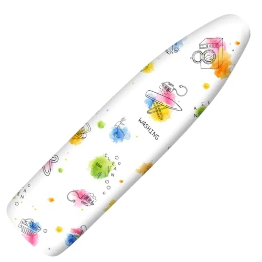 Extra Thick Ironing Board Cover and Pad, 15x54 Ironing Board Cover, Resist Scorching and Staining, Elastic Edges, Art of Life I