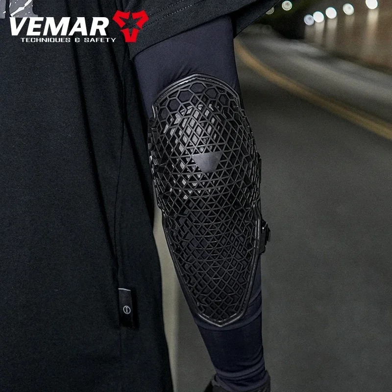 VEMAR สถานที่แล้วรุ่น Ice Sleeve ใหม่ Elbow Pads รถจักรยานยนต์เข่ารั้งขี่จักรยานจักรยาน Motocross เข่าและข้อศอกขี่ Protector