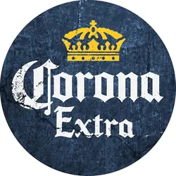 Corona Round Retro Vintage Tin Sign, Corona Beer From Mexico, Home Bar Man Cave Decor, 12x12 Inch Beer Bar Sign,Home Party Bar R