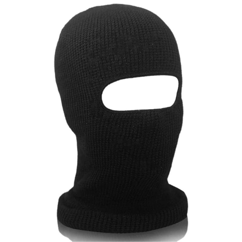 

Unisex Winter Knitted Hole Ski Mask Balaclava Hat Cycling Windproof Helmet Lining Full Face Neck Warmer