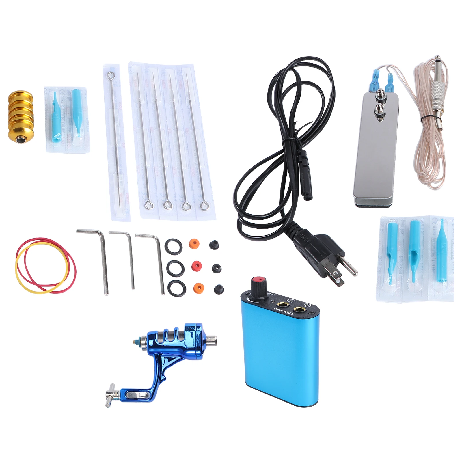 

Tattoo Machine Set Body Drawing Tools Beginner Equipment Low Noise Durable Material Stable Reliable DIY Kits