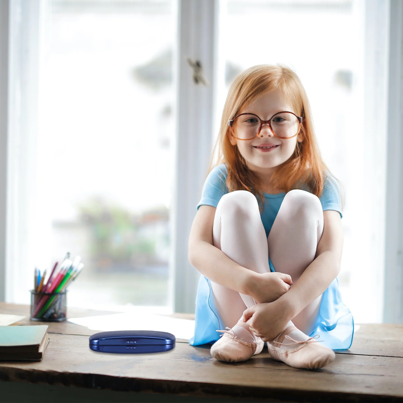 

Aluminum Eyeglasses Case Portable Hard Protective Sunglasses Shell Eyewear Spectacle