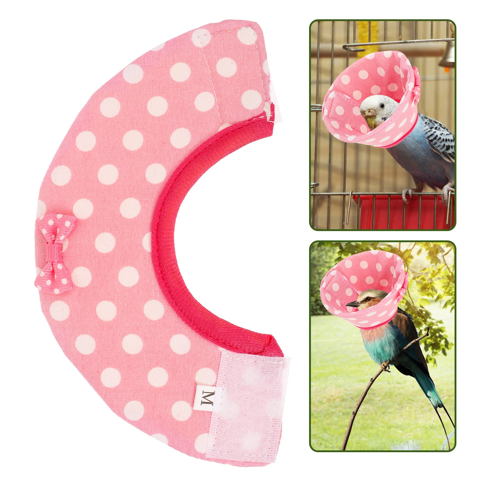 جهاز مخروطي الببغاء ذو الياقة المضادة للعض على الطيور يحمي الجروح ويضمن الانتعاش المريح بشكل آمن دون تقييد عادي
