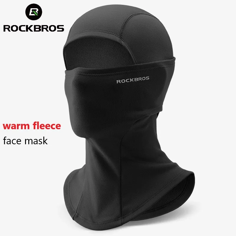 ROCKBROS Motorcycle Face Mask Winter Women Men Motor Bike Helmet Inner Cap Cycling Skiing Balaclava Thermal Windproof Hat