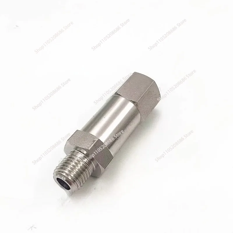 

316L stainless steel ferrule filter, high pressure double ferrule type 1/4 through valve gas line filter