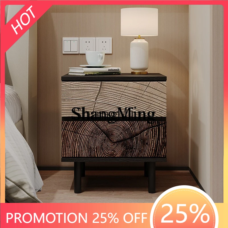 

SM new light luxury bedside table household bedroom drawer storage high-end storage small side cabinet