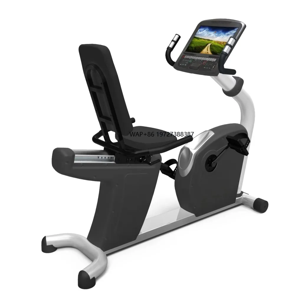 Commercial Recumbent Exercise Bike for Gym Clubs Workout Fitness Stationary Cycle for Fitness Enthusiasts