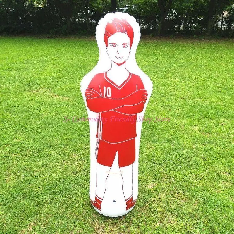 85ae inflável treinamento futebol goleiro ar recheado tumbler brinquedo futebol esportes treinamento adereços manequim menino