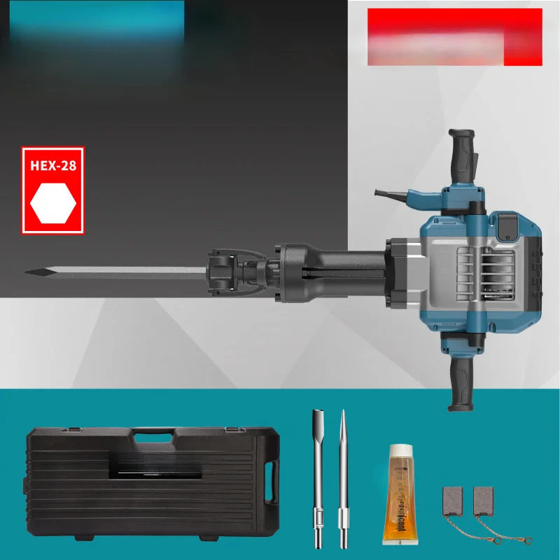 

110V 3 In 1 Jack 220V Home Electric Pick High Power Concrete Breakers SDS Wall Demolition Rotary Hammer Impact Drill Set