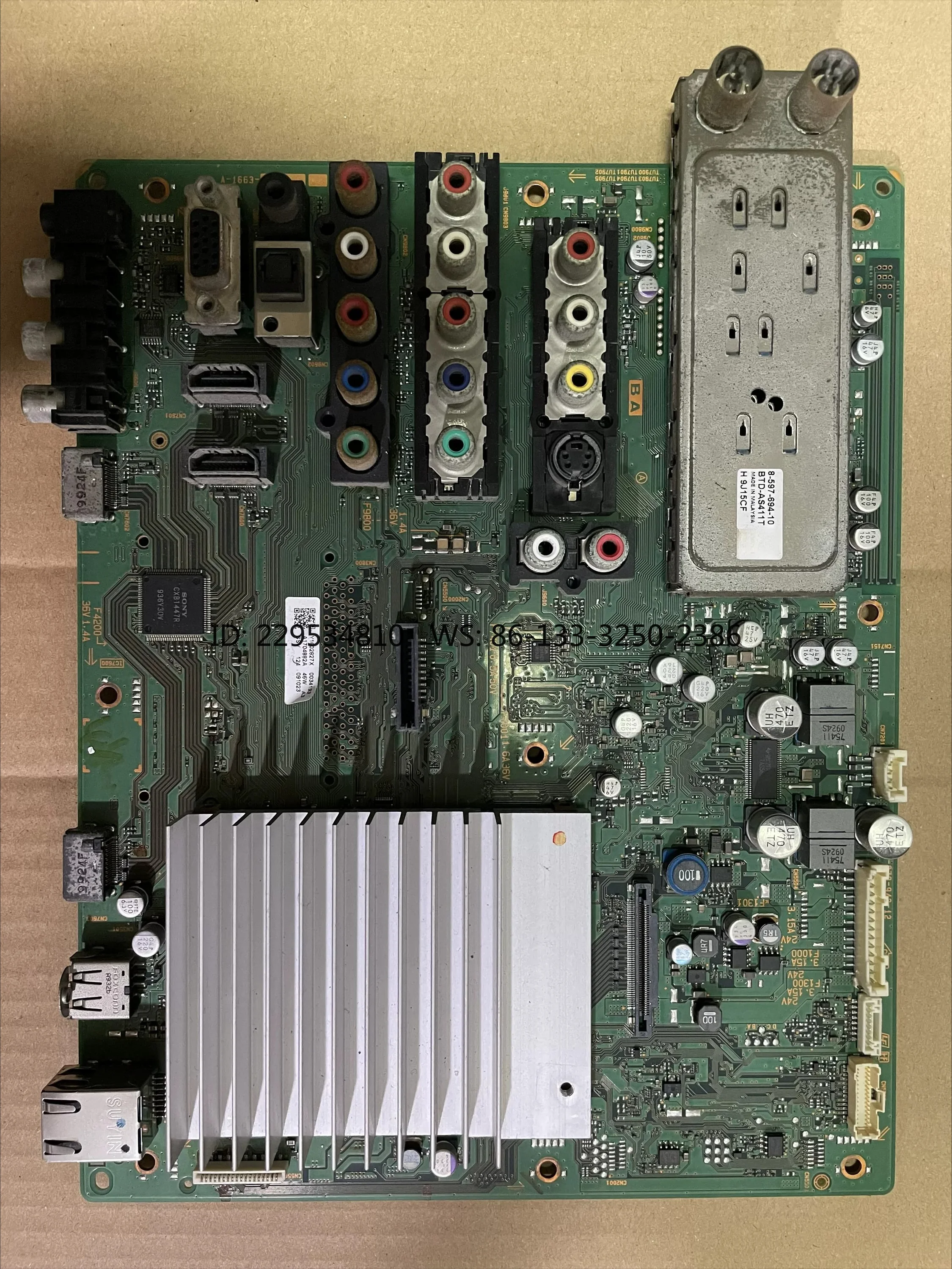 Original disassembly KDL-46V5500 46W5500 52V5500 main board 1-878-942-12 tested