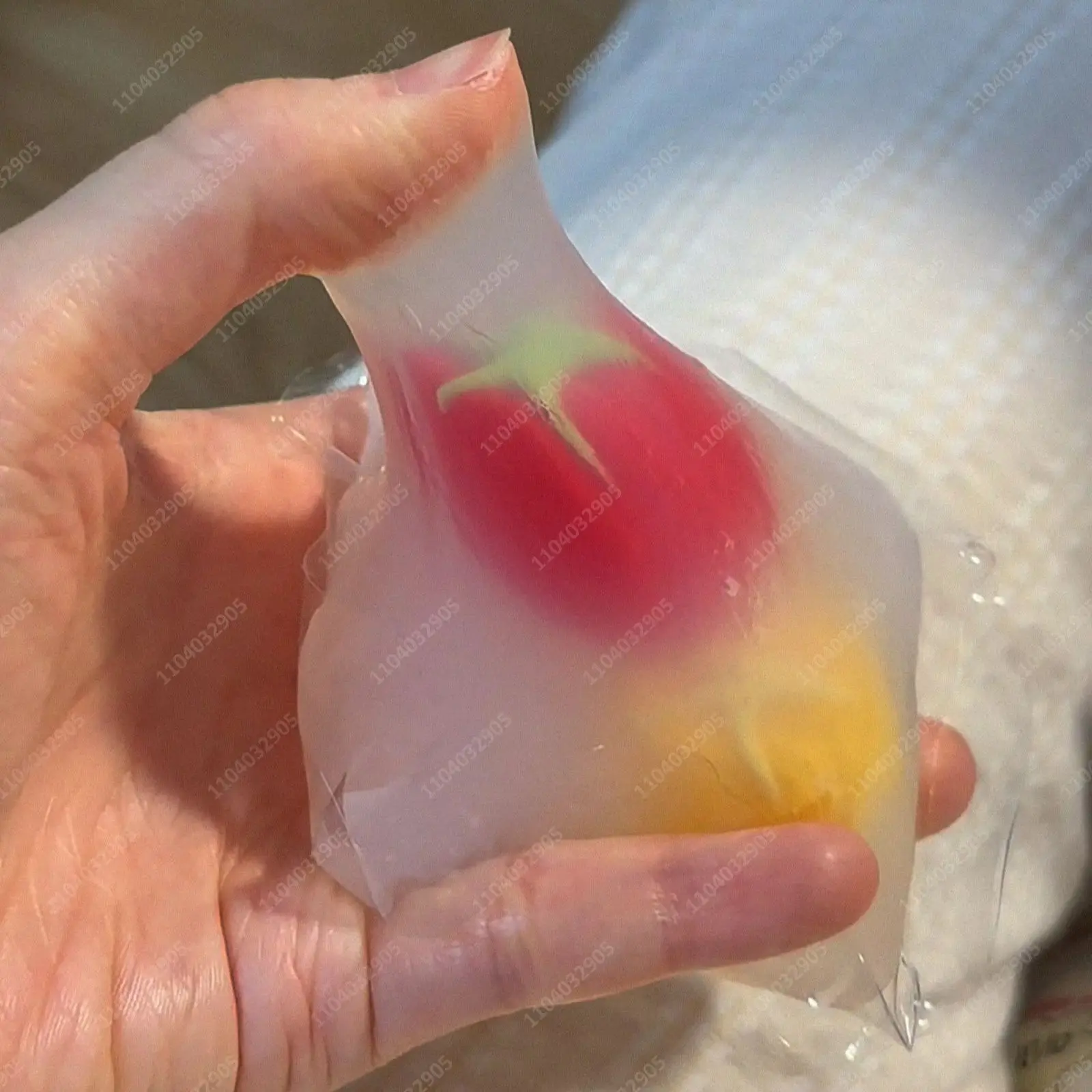 Tomato Core Series Taba Squishy Tomato Filled Squishy Toys ASMR Sensory Anti Stress Relief Novelty Fidget Toys for Adults Gifts