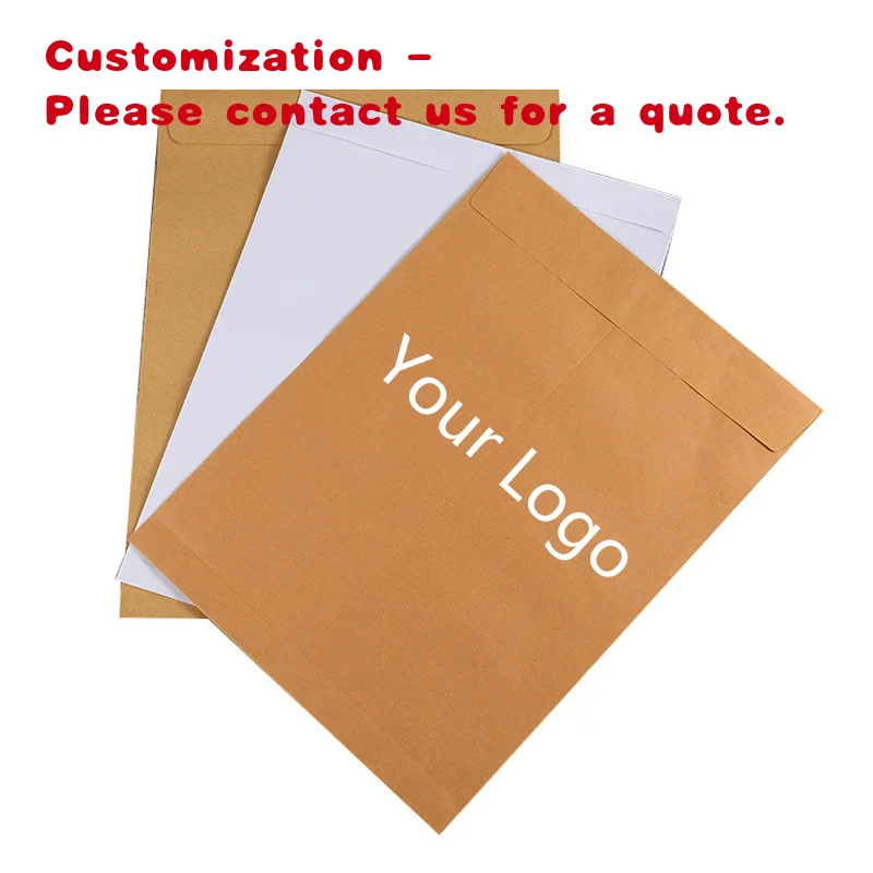 

Индивидуальный конверт по индивидуальному заказу, конверт из крафт-бумаги для печати, мальский пустой конверт формата А3