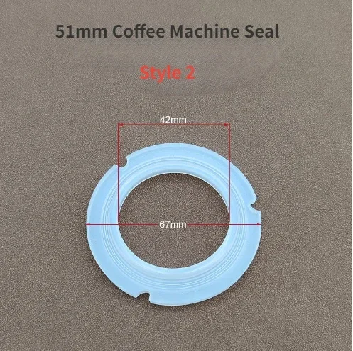2PCS Suitable for espresso 51mm coffee machine handle sealing ring accessories silicone ring gasket rubber ring