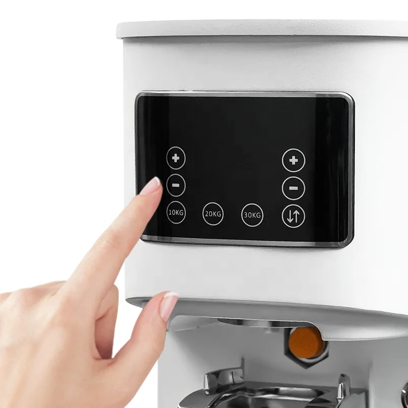 New automatic coffee tampered with black and white fit