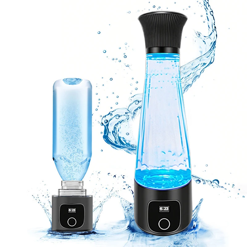 الهيدروجين القلوية شرب تصفية المياه الهيدروجين آلة المياه المؤينة زجاجة مولد الهيدروجين المحمولة المياه المؤين كوب صحي