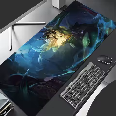 Mousepad Computer Gaming Accessories Keyboard Pad Office PC Rubber Mouse Pad Decoracion Desk L-league of Legends Nami Mouse Mat