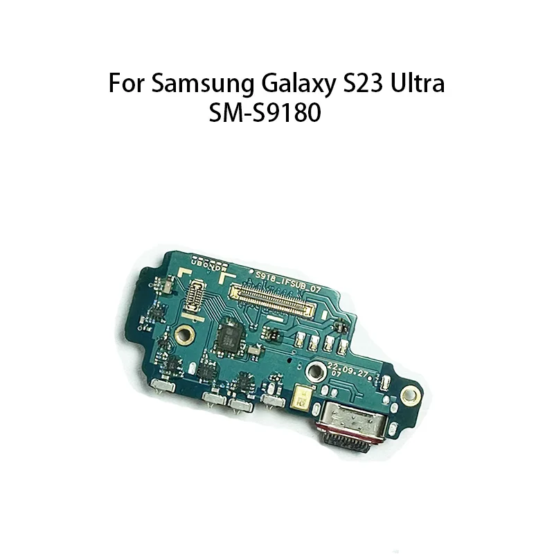 

Gefensi Org USB Charge Port Jack Dock Connector Charging Board For Samsung Galaxy S23 Ultra / SM-S9180