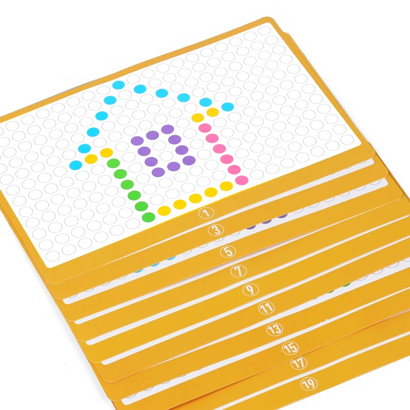Montessori Magnetisches Zeichenbrett für Kleinkinder, Magnetperlen, Labyrinth und Stift, Zeichenbrett, pädagogisches sensorisches Reisespielzeug