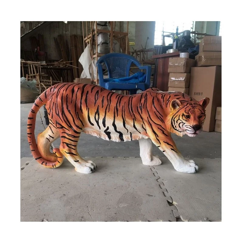 Outdoor Decoration Life Size Sculpture Large Simulation Statue Fiberglass Animal For Party Decor