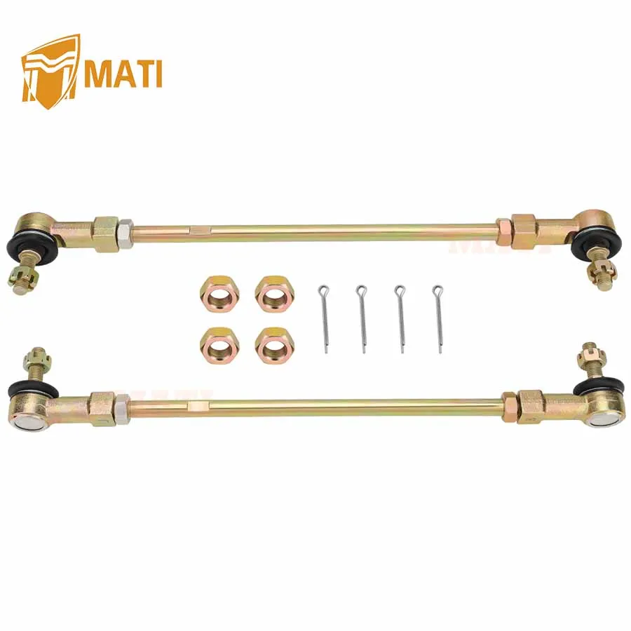 MATI Left & Right Tie Rod Ends Assy for Honda TRX400EX TRX400X 1999-2014 53157-HN1-601 53158-HN1-601 53521-HN1-000