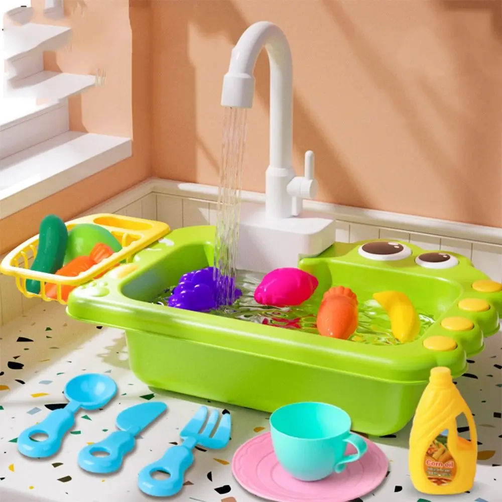 Tableware Pretend Play Kitchen Sink Rotatable Simulation Faucet Replacement Gift Universal Sink Faucet Play Tap For Girls