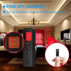 1MHz-6.5GHz K18 Multi-function Anti-spy Detector Camera GSM Audio Bug Finder GPS Signal lens RF Tracker Detect Wireless Products