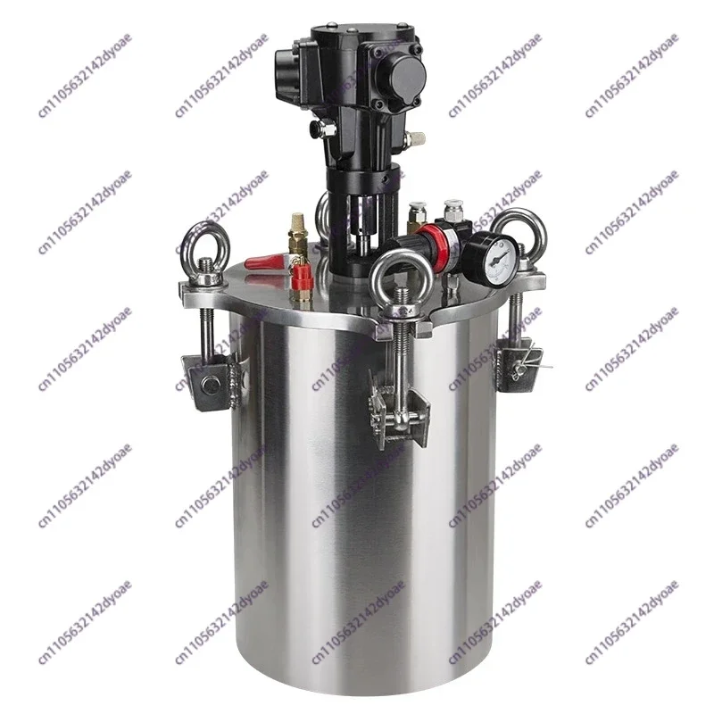 1L Pneumatic Mixing Pressure Barrel Dispensing Machine Pressure Tank Stainless Steel Barrel Dispensing Valve Storage Barrel