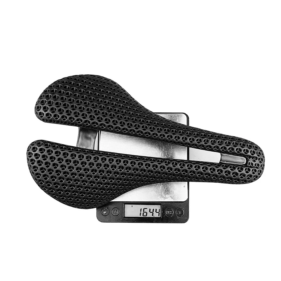 ثلاثية الأبعاد مطبوعة ألياف الكربون دراجة السرج مقاعد مع الضوء الخلفي الترياتلون TT وسادة مقعد الدراجة جوفاء تنفس الجبلية الطريق السرج #3