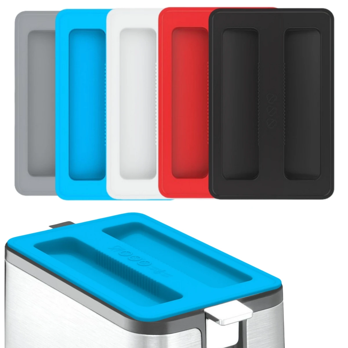 

Silicone Toaster Dust Cover 2 Pack Protective Lid for 2 Slice Toasters Heat Resistant and Flexible Kitchen Accessory