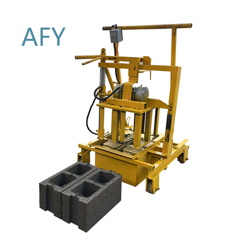 Small Cement Block Making Machine for Concrete Paver Mold Press Equipment Brick Molding Tool Construction Machinery