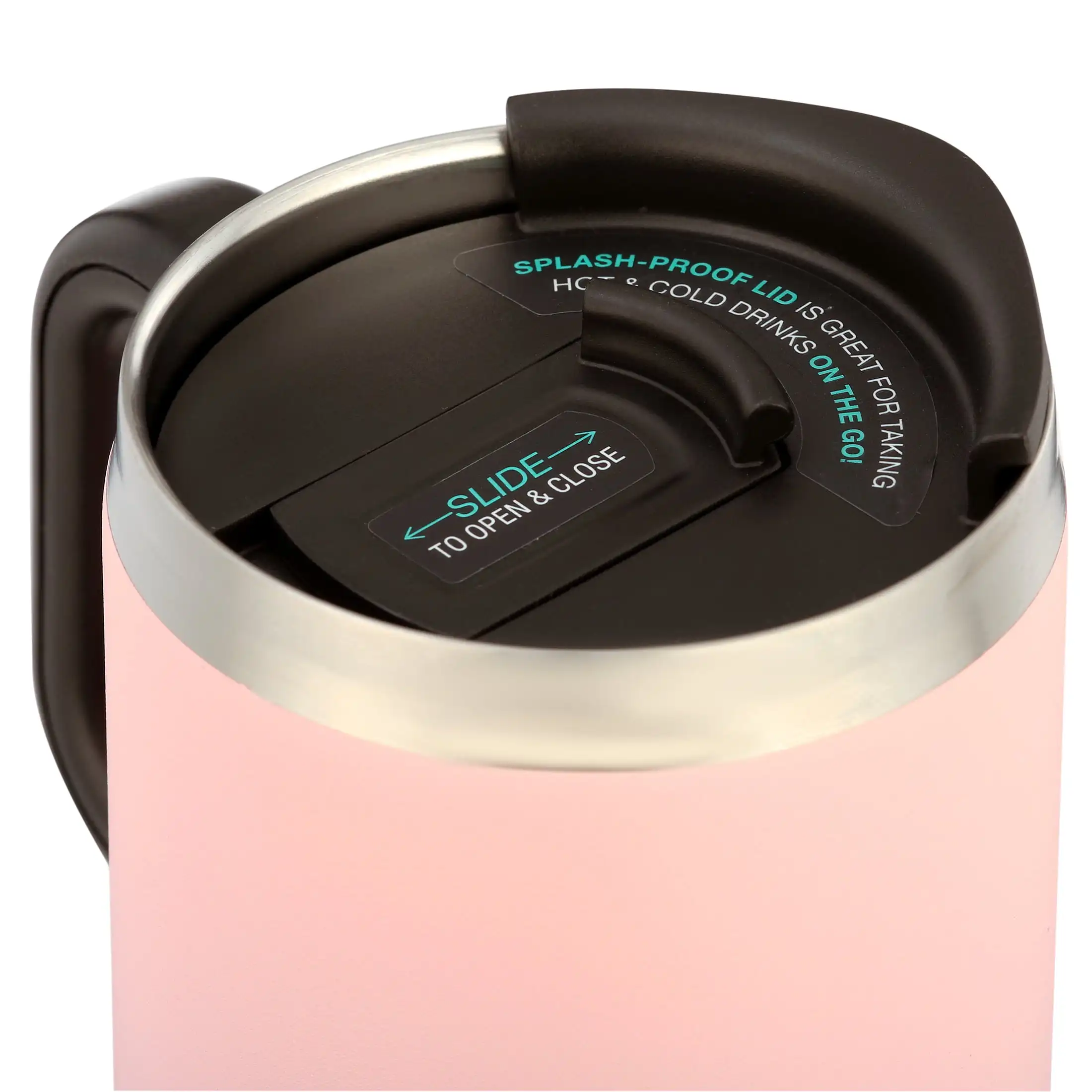 Stainless Steel Boulder Mug 14 fl oz, Pink