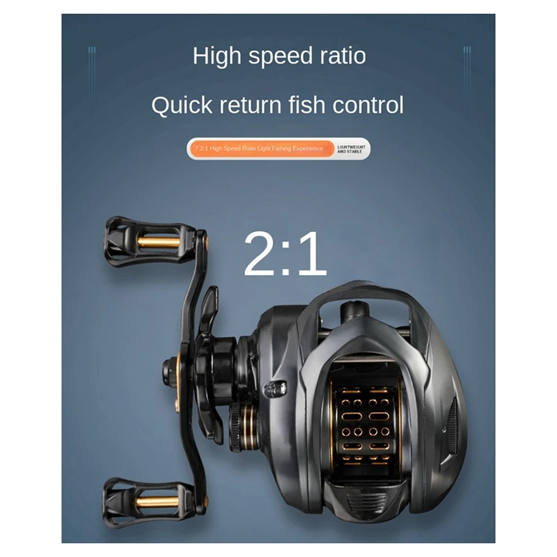 Carrete de pesca con señuelo de copa de doble línea de Metal, sonido de arrastre ultraligero, carrete de pesca con copa de doble línea