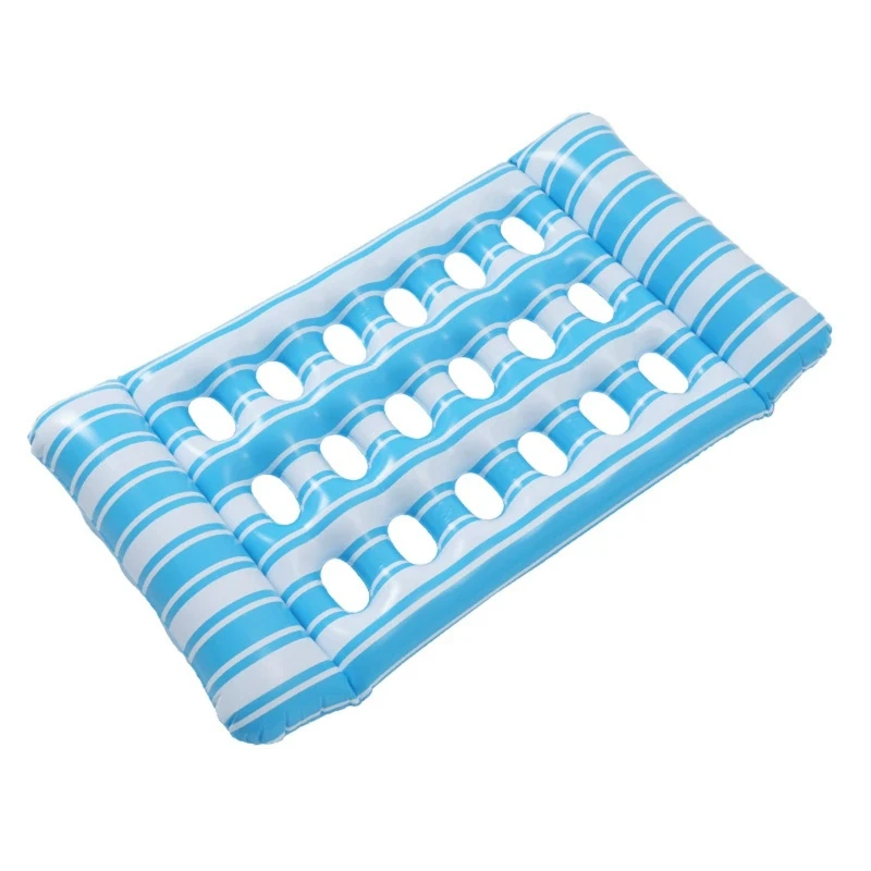 Foldable Striped Inflatable Seatings Floating Bed Sheet Inflatable Seatings Person Outdoor Furniture Suelos Inflables ZY40CQZJ view 6