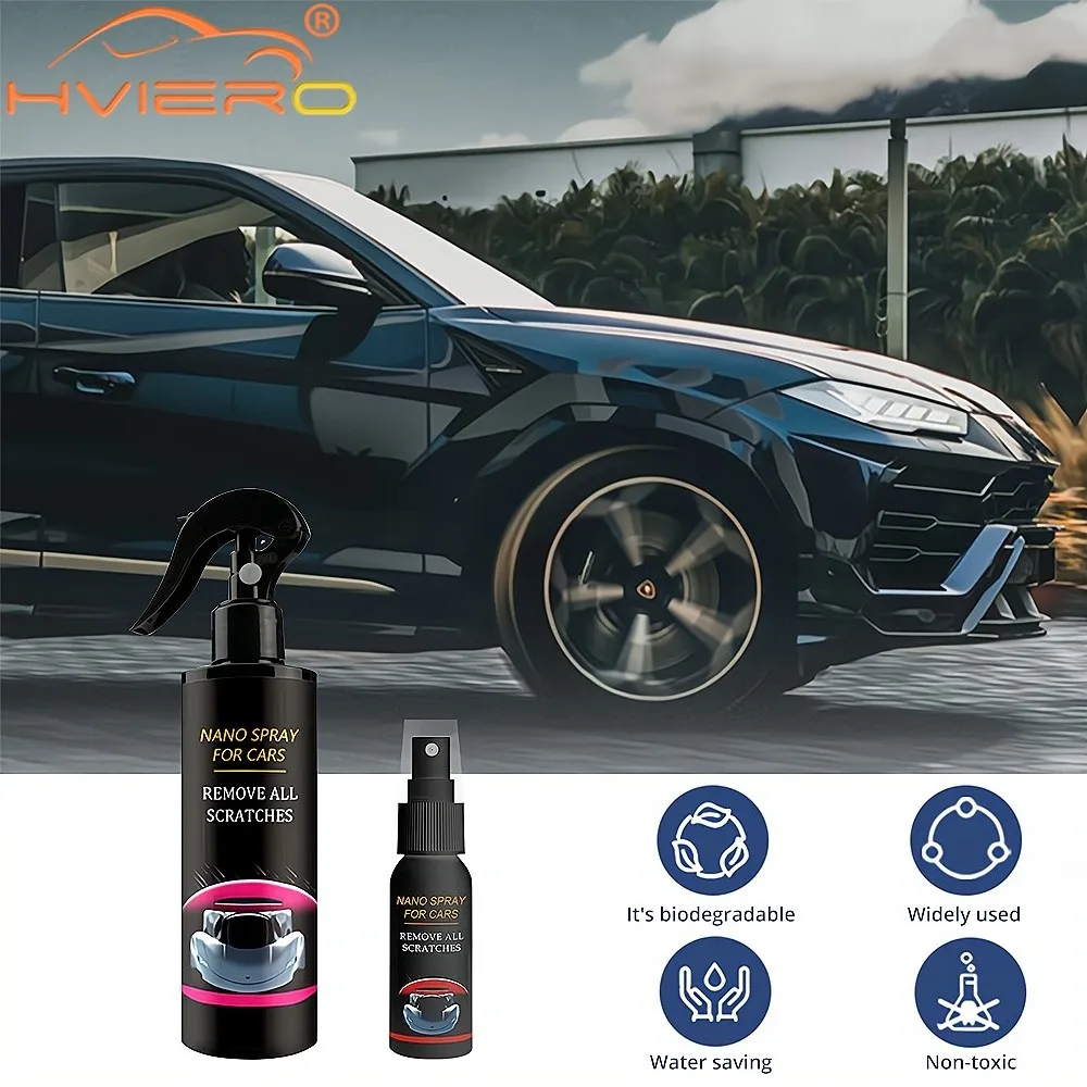 Nano Car Scratch Spray Naprawa Polerowanie Pielęgnacja ceramiczna Powłoka Środek czyszczący Usuń plamy Narzędzie Auto Accessorie Wash Gloss