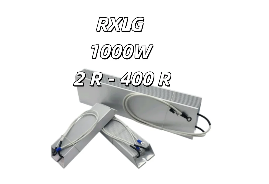 RXLG 1000W 2R - 400R ohm Aluminum Shell Braking Resistor Trapezoidal resistor