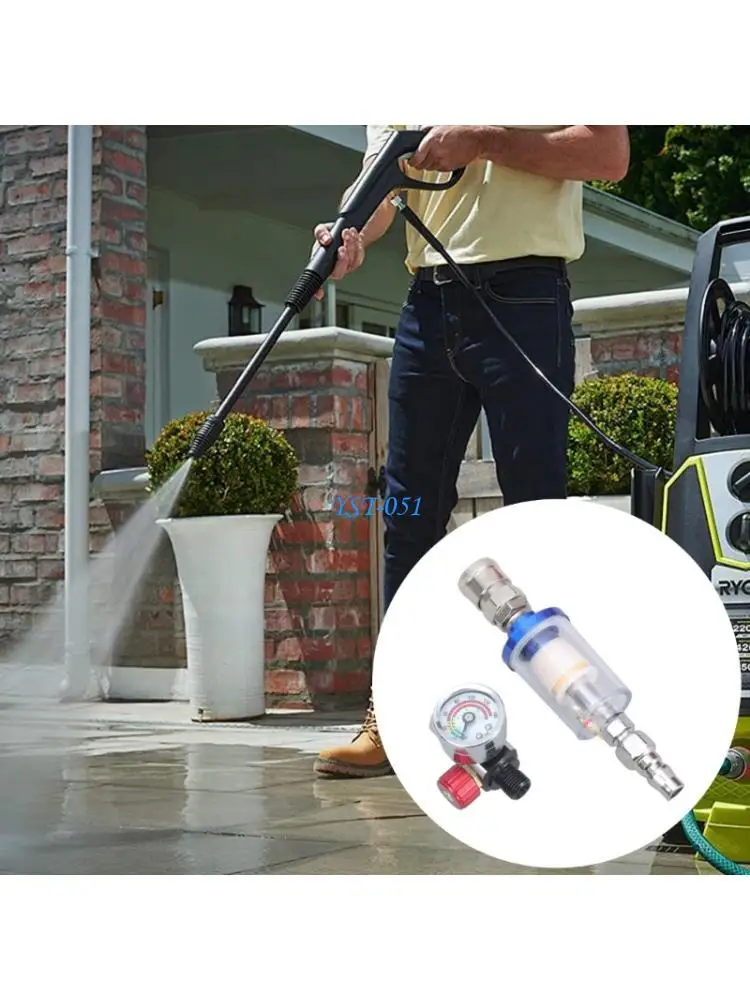 

E15A Pressure Regulator Water Trap Air Filter Oil Water Separator for Sprayer Guns
