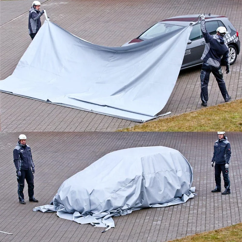 6x8m high temperature 800C Extreme Large Car Fire Blanket For Vehicles