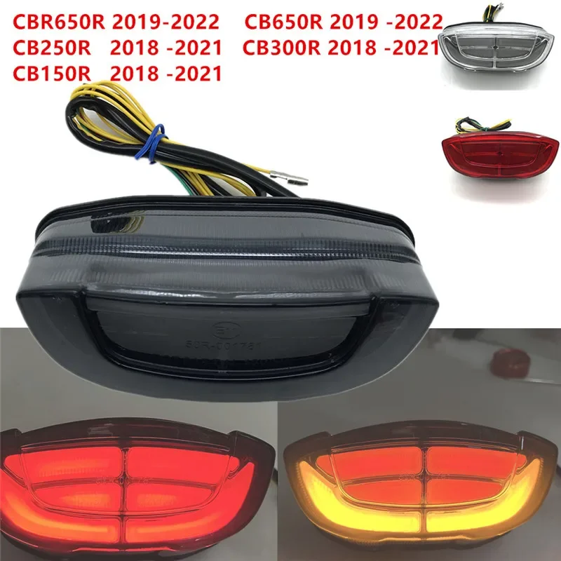 For HONDA CB650R CBR650R CB300R CB150R CB250R 2021 2022 Motorcycle Accessories Rear Light Lamp Rear Brake Light  Turn Light