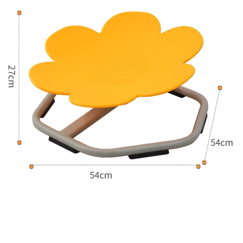 Blütenblatt Form Balance rotierenden Stuhl Kinder sensorische Trainings geräte vestibuläre physische Kinder Raum Körper Kindergarten Spielzeug