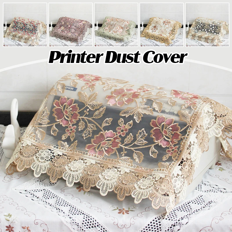 Retro Dust Covers Printer Copier Fax Machine Household  Microwave Oven Water Dispenser Copier Scanner Computer TV Cabinet Cover