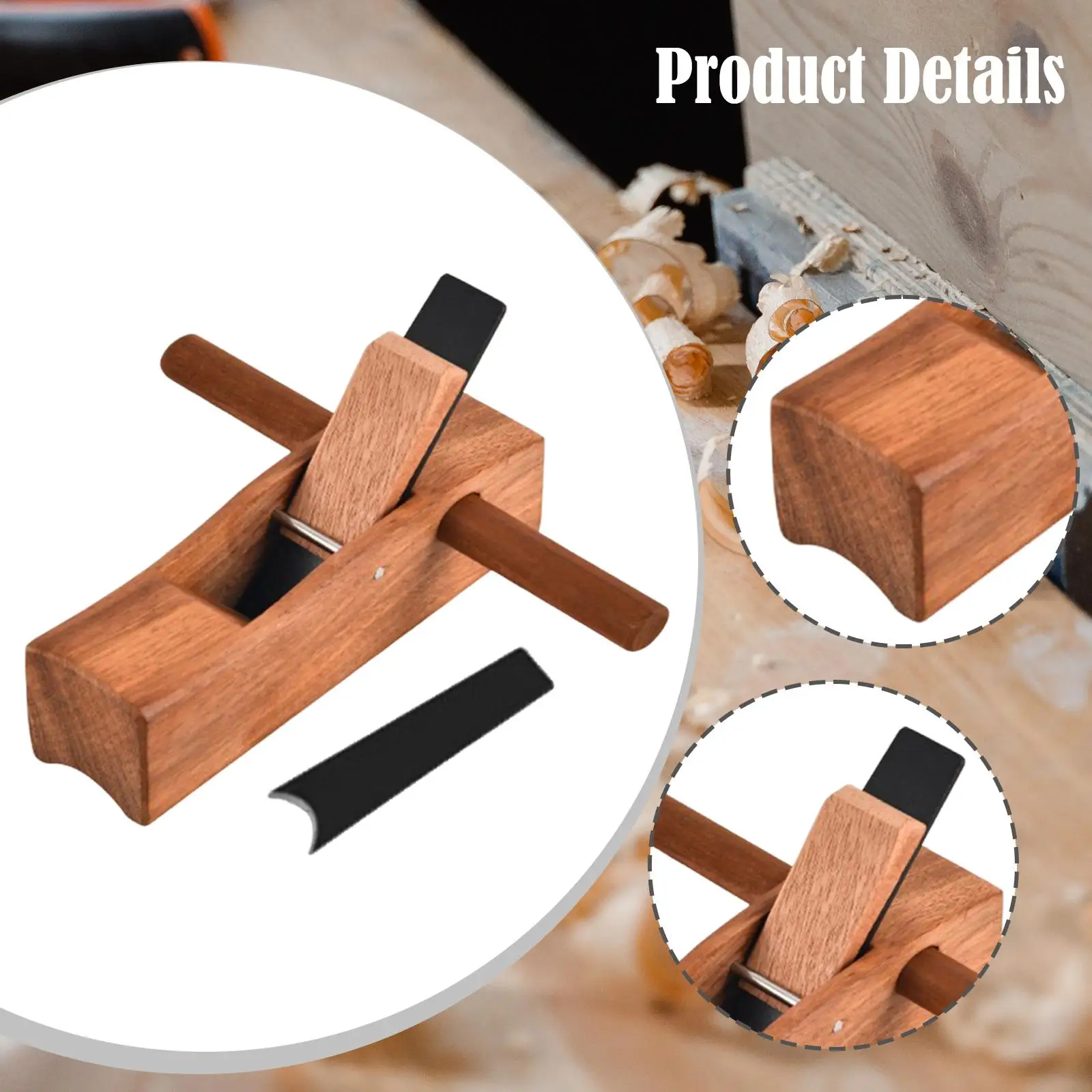 Plaina ferramenta de corte profissional resistente fácil de usar ferramenta manual prática plaina de madeira para projetos diy
