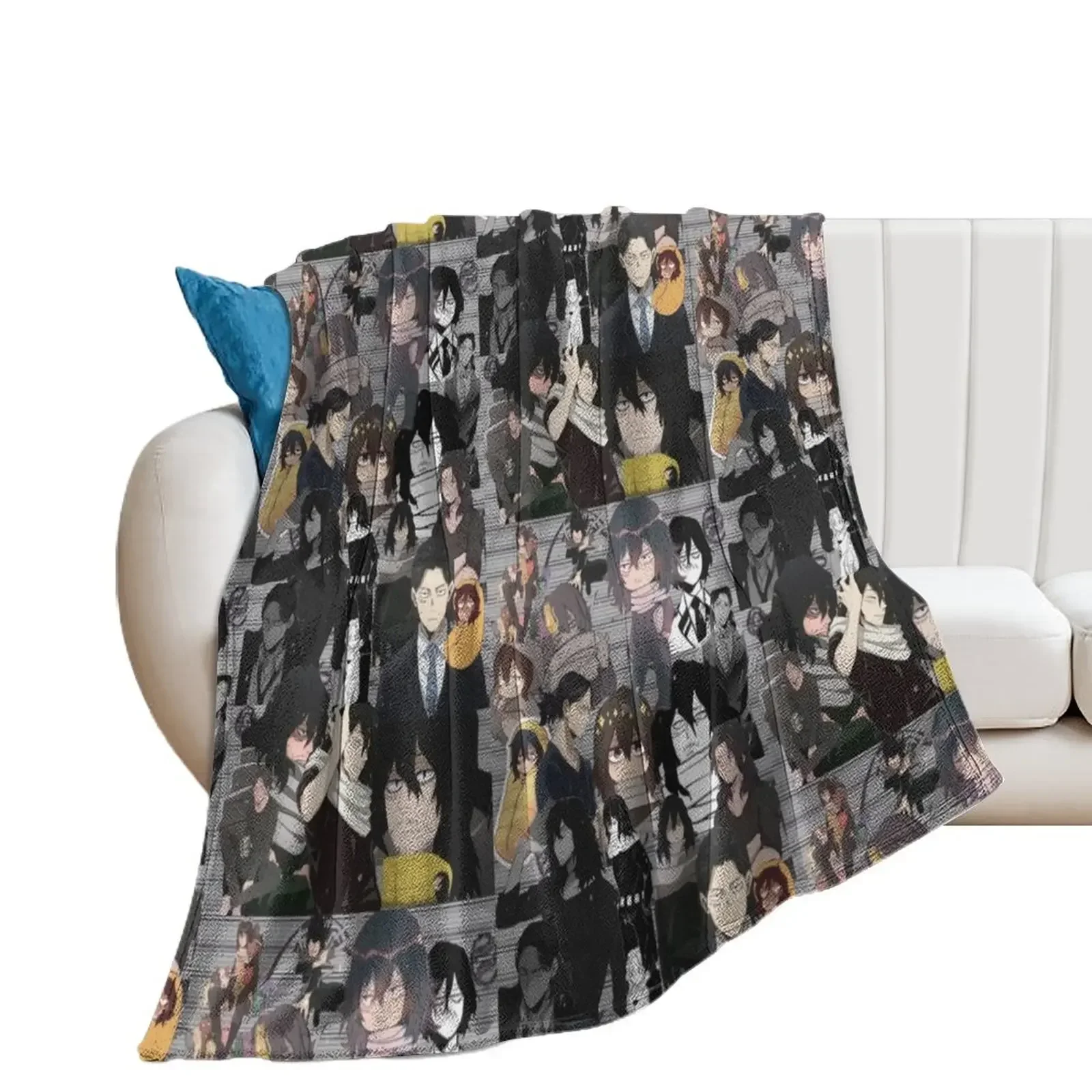 Aizawa Shota Collage Throw Blanket Heavy Blankets For Sofas Decorative Throw Blankets