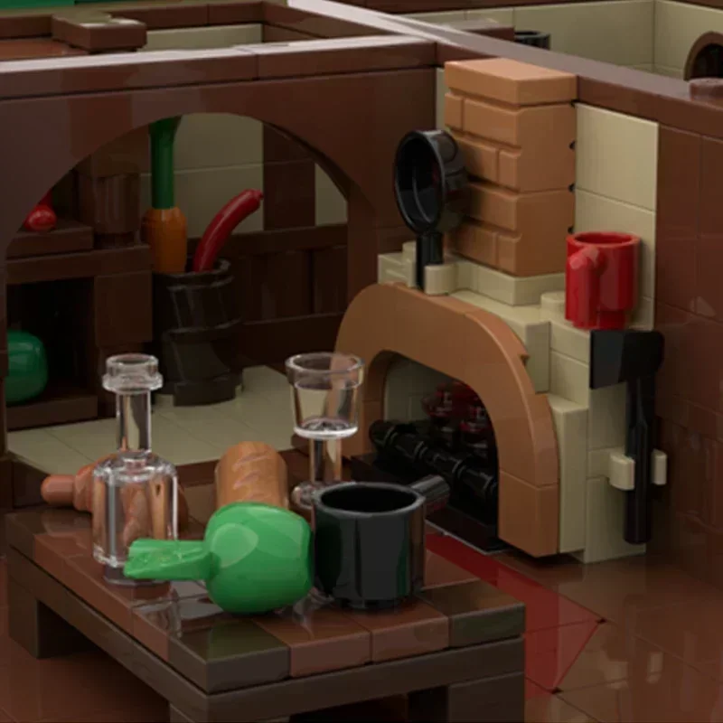 Medieval Bag End Moc Building Bricks Technology Popular Rings Movies Model Modular Blocks Gifts Christmas Toys DIY Sets Assembly