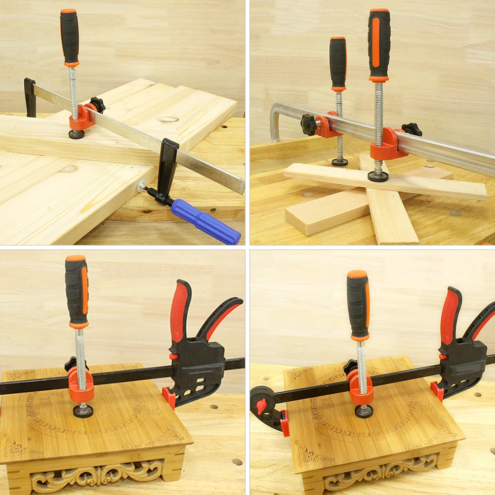 

Woodworking F Clamp Strong Sturdy Wear Resistant Deform Resistant Easy Use For Diy Carpentry Fixed Clip Woodworking Auxiliary