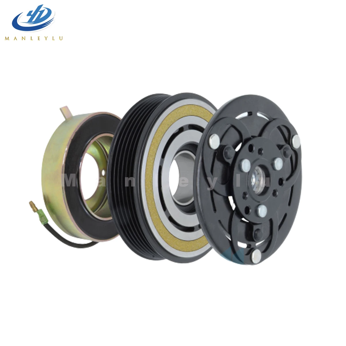 A/C Compressor Clutch Pulley For VOLVO S60 I V70 II S80 XC70 XC90 I FORD MAZDA MERCEDES-BENZ PEUGEOT 30733820 30742206 36001066