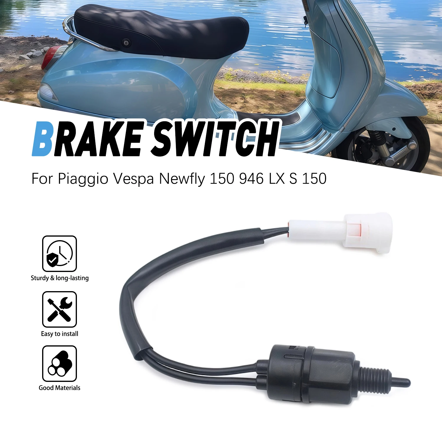 

Motorcycle Part Brake Switch For Vespa newfly 150 LX S 150 946
