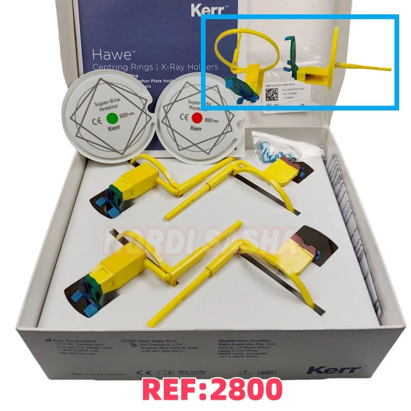 

Dental Kerr Hawe Super Bite Sensor Positerior X-ray Holders Film REF2800 Anterior & Posterior Dental Kerr Kwik Super Bite Holder