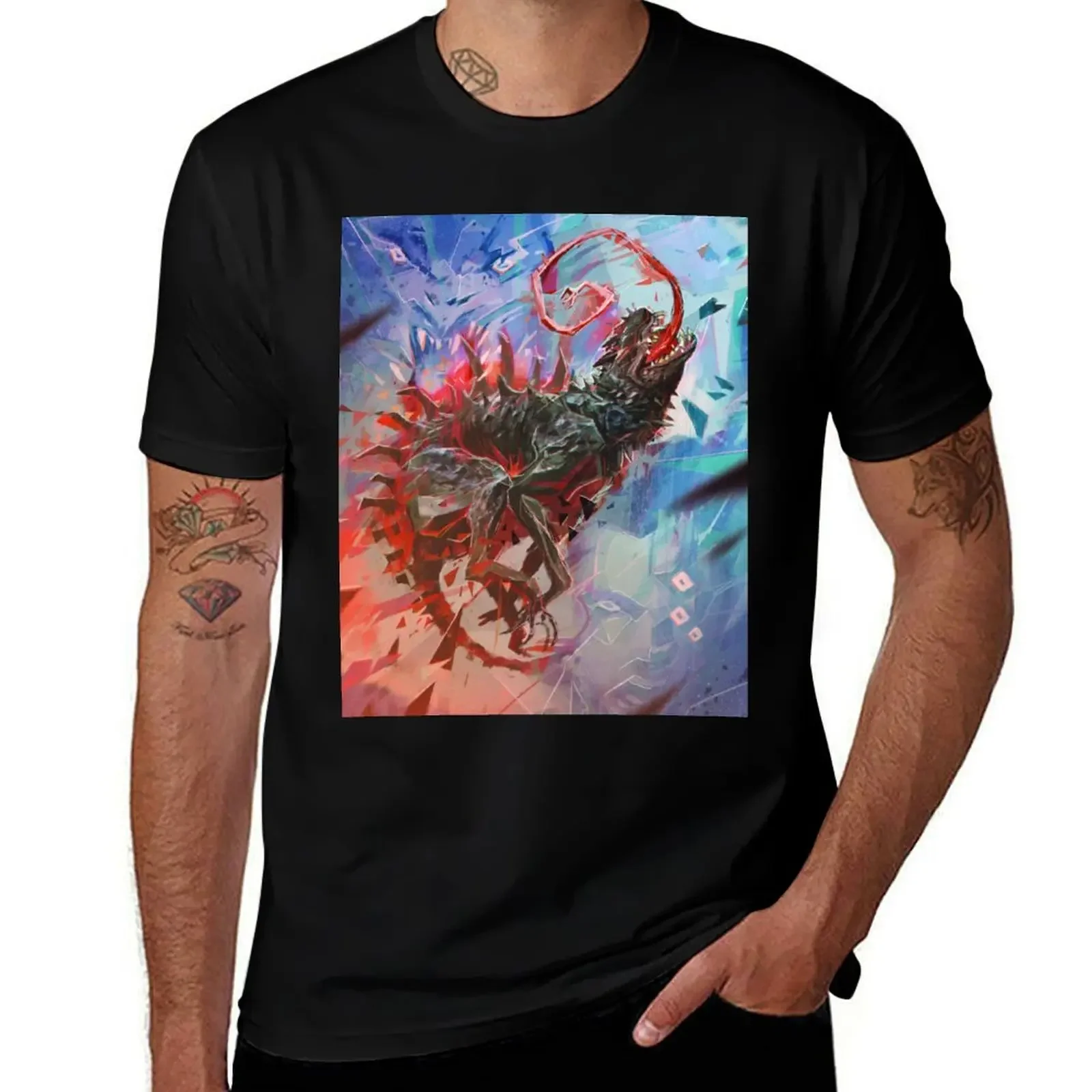 Hound of Tindalos by Lo?c Muzy T-Shirt custom t shirt man clothes plain t shirts men